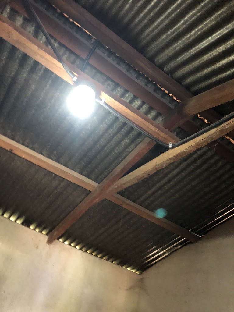 a house light using electricity from solar